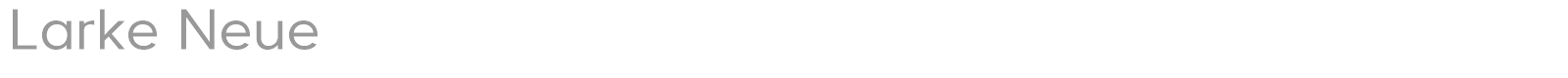 Larke Neue font preview